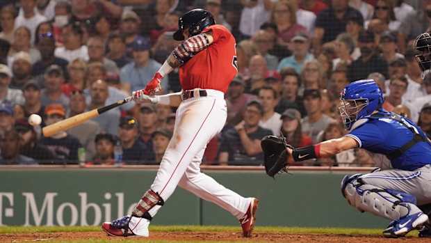 Former Boston Red Sox infielder Michael Chavis